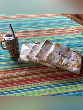 Celebrate It Let’s Go Bananas set - napkins and mini tumbler